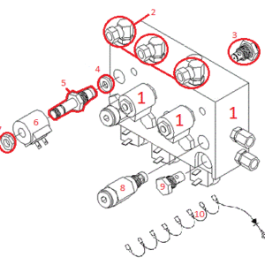 UTV Blade - Power-V Blade Valve Assembly Diagram