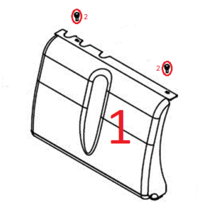 UTV Blade - Straight Blade Hydraulic Cover Diagram