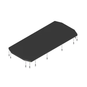 BOSS VBS14399 - Hopper Tarp With Bungees For VBX8000