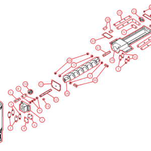 BOSS VBX3000 Auger Assembly Diagram