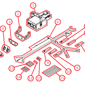 BOSS VBX3000 Control Assembly Diagram