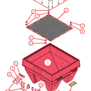 BOSS VBX3000 Hopper Assembly Diagram