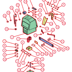 BOSS VBX3000 Spinner Assembly Components Diagram