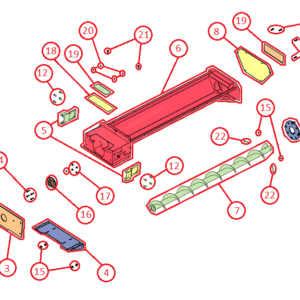 BOSS VBX8000/VBX9000 Auger Assembly Diagram