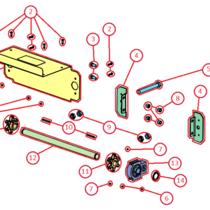 BOSS VBX8000/VBX9000 Pintle Rear Diagram