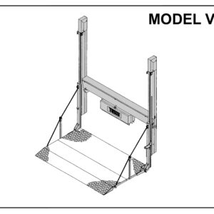Thieman VL - 50 Series Two - Piece Steel Platform Railgate (90 x 72 + 12)