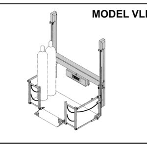 Thieman VLBG - 40 Series Steel Platform Bottle Gas Railgate (90 x 42 + 16)