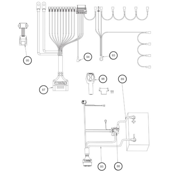 Buyers SnowDogg VUT65 Harness Diagram