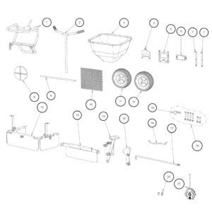 SaltDogg Discontinued Model WB255BG Main Assembly Diagram