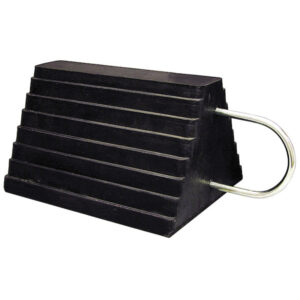 Buyers WC1086UWH - Heavy Duty Rubber Wheel Chock With U-Handle