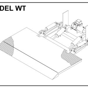 Thieman WT - 40 Series Steel Platform Conventional Tailgate (90 x 48 + 10)