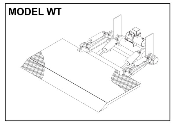 Thieman WT - 40 Series Steel Platform Conventional Tailgate (90 x 36 + 10)