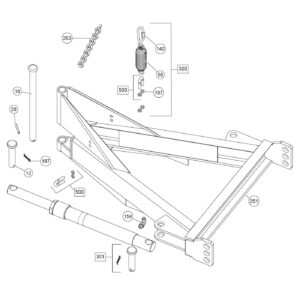 XBLADE A-Frame Components Diagram
