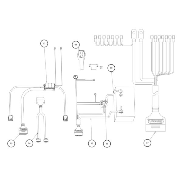 Buyers SnowDogg XP810 Harness Diagram