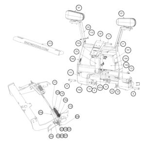 Buyers SnowDogg XP810 Lift Frame Diagram