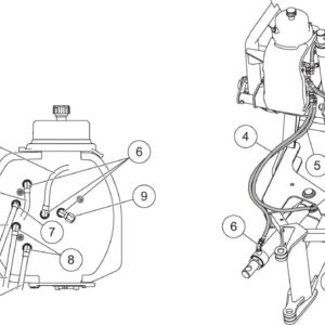 XtremeV Hoses and Fittings Diagram