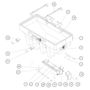 SHPE2000 Pre-2020 Hopper Assembly Diagram