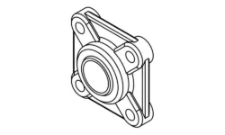 BOSS MSC27122 - Spherical Flanged Bearing (30 x 60 x 22mm)