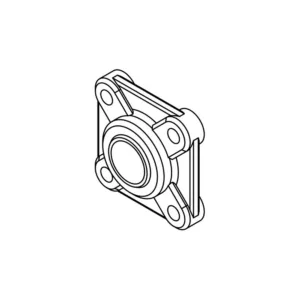 Boss Msc27122 – Spherical Flanged Bearing (30 X 60 X 22mm)