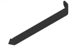 BOSS BAL18150 - 8'2'' DXT Driver Side/Left Hand Formed Cutting Edge Half