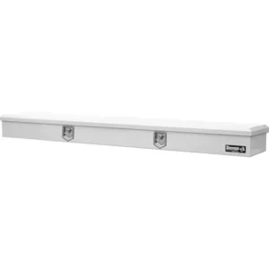 Buyers Products 1702821 - 14x108 Heavy-Duty Gloss White Steel Top Mount Service Body Truck Tool Box
