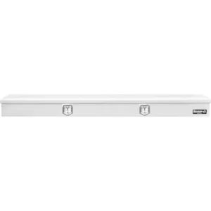 Buyers Products 1702836 – 20×96 Gloss White Steel Top Mount Service Body Truck Tool Box