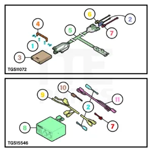 BOSS TGS800 Control Kits Diagram