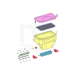 Boss Tgs800 Upper Hopper Assembly Diagram