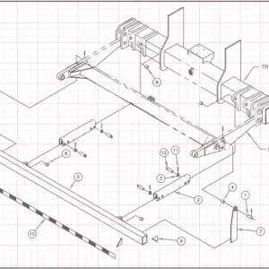 LRST40 Optional Rear End Protection Assembly Diagram