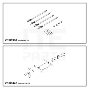 Boss Vbx3000 Inverted V And Tie Down Kit Diagram