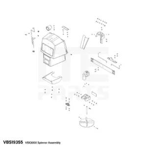 Boss Vbx3000 Spinner Assembly Diagram