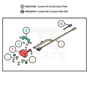 BOSS EXACT PATH Drop Spreader Control Kits Diagram