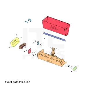 Boss Exact Path 2.5/6.0 Drop Spreader Hopper Assembly Diagram