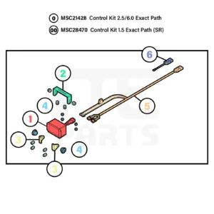BOSS EXACT PATH Drop Spreader Control Kits Diagram